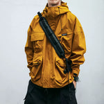 Hooded Loose-fitting Windproof Casual Jacket