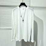 Hollow Loose Long-sleeved Shirt