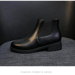 Women's Chunky Platform Slip-On Ankle Boots