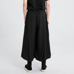 Drape Breathable Wide-leg Cropped Trousers