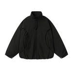 Retro Loose-fitting Thick Stand-up Collar Jacket