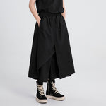 Irregular Lace-up Loose Culottes