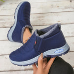 Unisex Plush Lined Winter Low Cut Boots