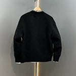 Casual Patchwork Fake Two-piece Knitted Cardigan