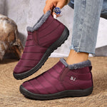 Women's Plush-Lined Winter Ankle Boots