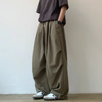 Japanese Retro Loose Pleated Straight Wide-leg Pants