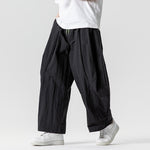 Retro Quick-drying Pleated Outdoor Trousers