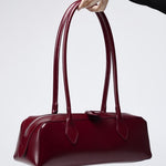 Claire | Sac baguette de luxe en finition brillante