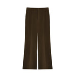 Flared Retro Wool Casual Trousers