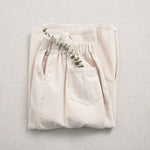 Corduroy Elastic Waist Midi Skirt