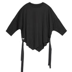 Casual Batwing Sleeve Web Shirt
