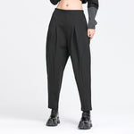 Casual Patchwork Harem Pants