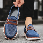 Men's Mesh Penny Loafers