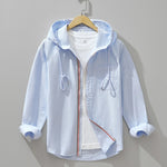 Weston Striped Cotton Hoodie