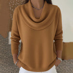 Iole | Draped Neck Sweater