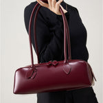 Claire | Sac baguette de luxe en finition brillante