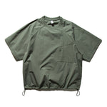 Urban Functional Quick-Dry Loose Top with Drawstring Hem