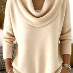 Iole | Maglione con Collo Drappeggiato