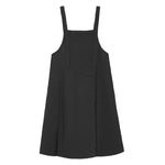 Winter Loose-fitting Casual Quilted Suspender Dress