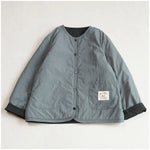 Japanese Retro Round Neck Loose Cotton Jacket