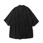 Japanese Style Irregular Pleated Loose T-shirt