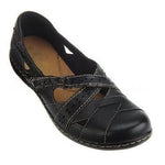 Women's Cutout Slip On Flat Shoes