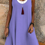 Carla | Two-piece sleeveless dress, loose and casual style