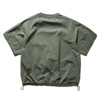 Urban Functional Quick-Dry Loose Top with Drawstring Hem