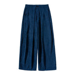 Japanese Retro Loose Straight Corduroy Pants