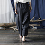 Distressed Washed Loose Casual Wide-leg Pants