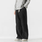Retro Casual Corduroy Straight Leg Pants