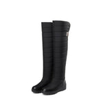 Women's Quilted Pull On Tall Boots