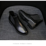 Women's Chunky Platform Slip-On Ankle Boots
