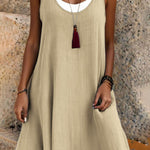 Carla | Two-piece sleeveless dress, loose and casual style