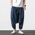 Solid Color Casual Loose Harem Pants