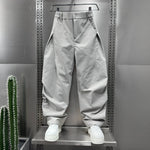 Loose-fitting Wide-leg Curved Pants