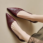 Michèle™ | Elegant Low Heel Court Shoes