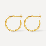 Twisted Hoop Earrings