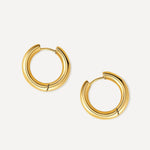 Medium 24mm Brilliant Hoop Earrings