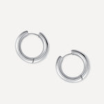 Medium 24mm Brilliant Hoop Earrings