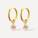 Delicate Heart Earrings