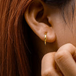 Small Slim Hoops 14mm
