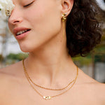 Sparkling Leaf-Shaped Earrings