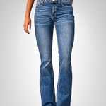 Ariane | Jean évasé taille haute stretch