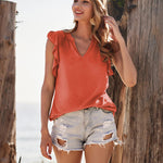 Shirts Short Sleeve Loose T Shirt Blouses - Zeagoo (Us Only)
