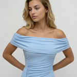 Celeste Moreau | Elegant Off Shoulder Maxi Dress For Women