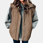 Women's Quilted Hooded Puffer Gilet