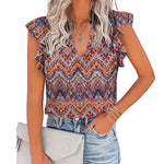 Shirts Short Sleeve Loose T Shirt Blouses - Zeagoo (Us Only)
