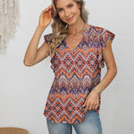 Shirts Short Sleeve Loose T Shirt Blouses - Zeagoo (Us Only)