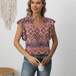 Shirts Short Sleeve Loose T Shirt Blouses - Zeagoo (Us Only)